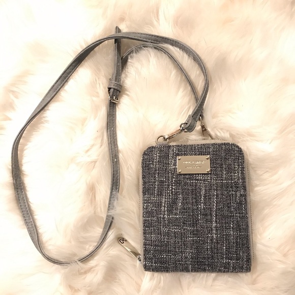 Coco + Carmen Suki Crossbody Tweed Organizer Bag - Picture 1 of 5